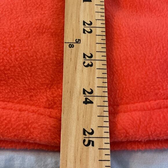 Columbia Classic Fleece Zip Front Jacket Bright Coral Pink Size Large - Picture 8 of 8